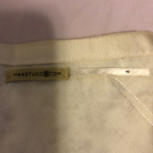 Cream max studio lace and tule skirt - Picture 3 of 5